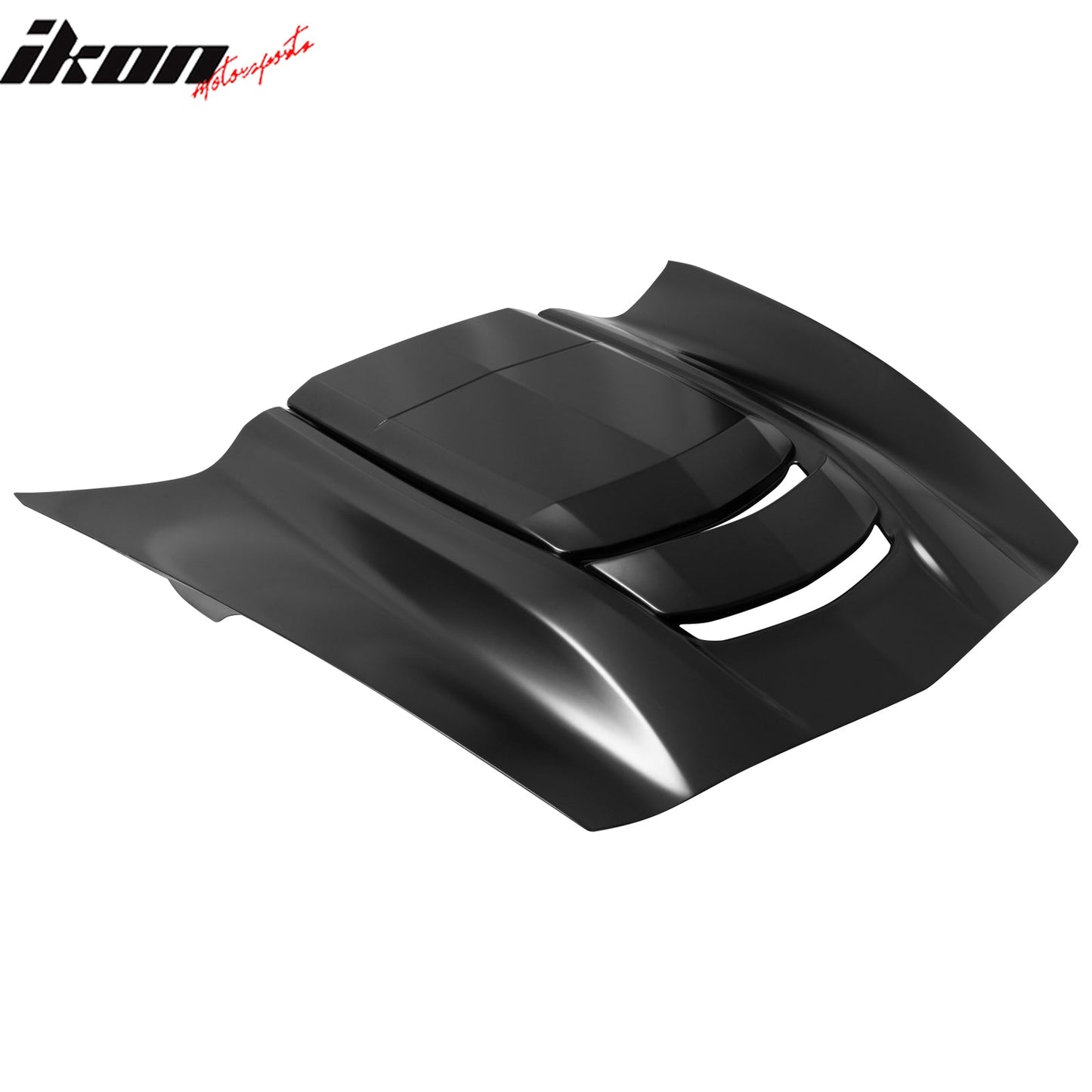 2014-2019 Chevy Corvette C7 ZR1 Style Hood Scoop Vent Black Aluminum