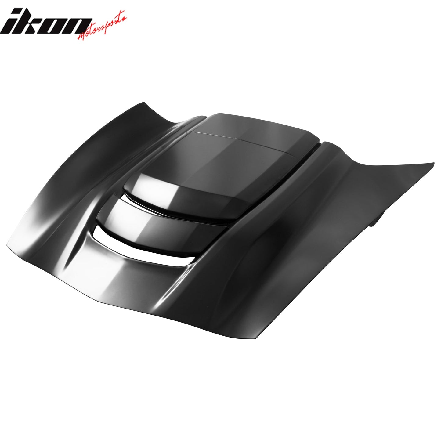 2014-2019 Chevy Corvette C7 ZR1 Style Hood Scoop Vent Black Aluminum