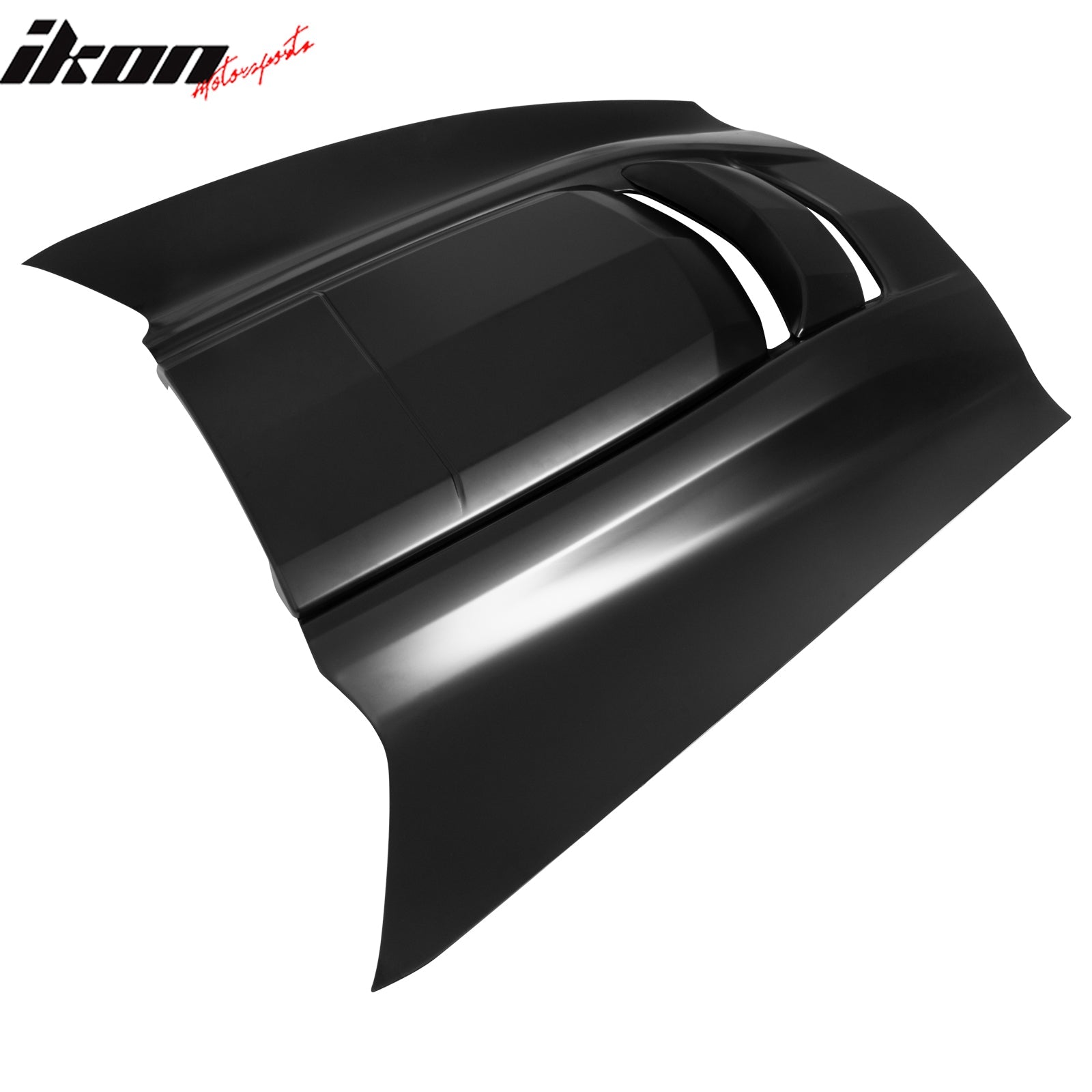 2014-2019 Chevy Corvette C7 ZR1 Style Hood Scoop Vent Black Aluminum