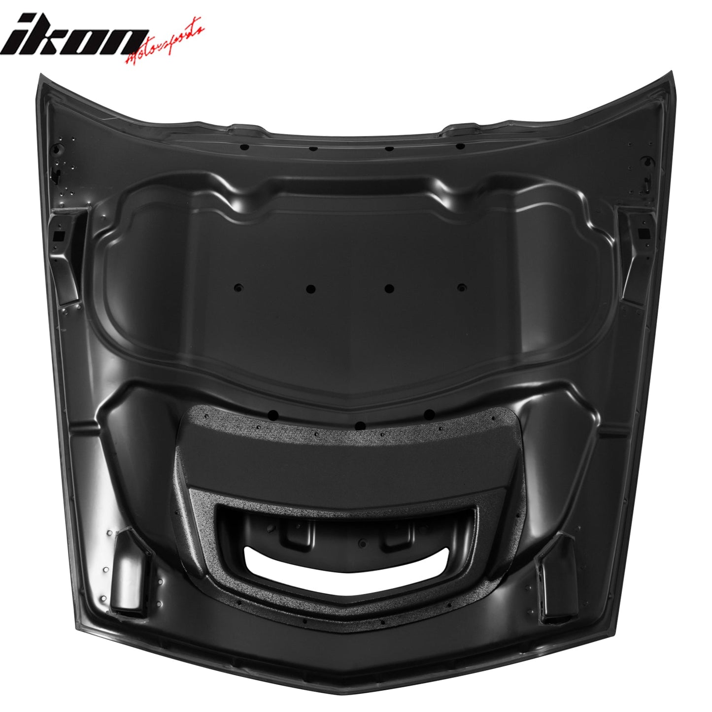 2014-2019 Chevy Corvette C7 ZR1 Style Hood Scoop Vent Black Aluminum