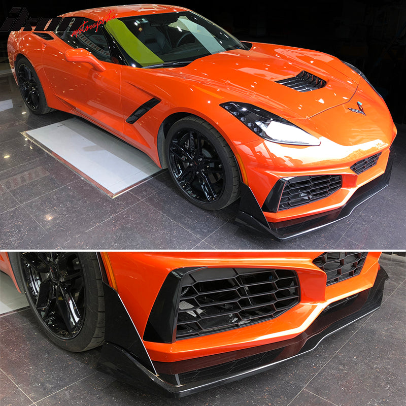 2014-2019 Chevy Corvette C7 Front Bumper Kits Upgrade To 2019 ZR1 PP