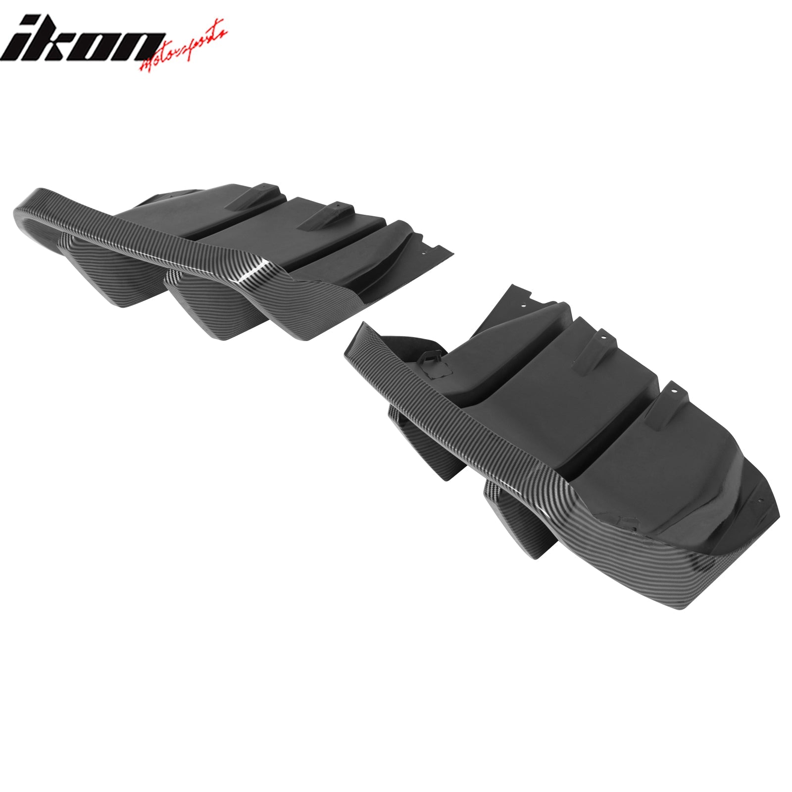 2014-2019 Chevy Corvette IKON Rear Bumper Diffuser Lip PP