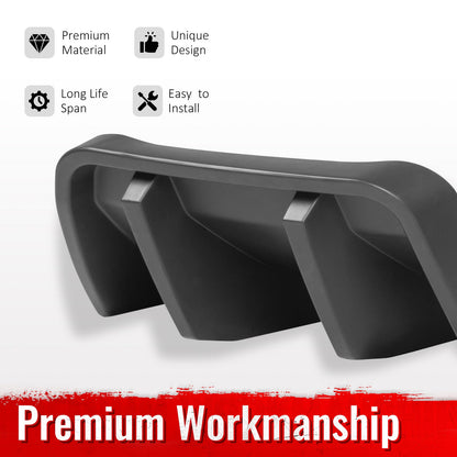 2014-2019 Chevy Corvette IKON Rear Bumper Diffuser Lip PP