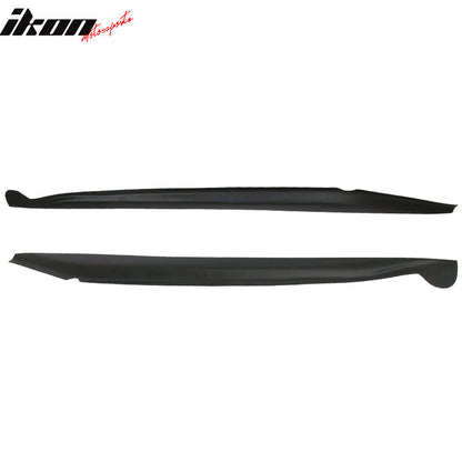 2014-2019 Chevy Corvette C7 Stingray Unpainted Black Side Skirts PU