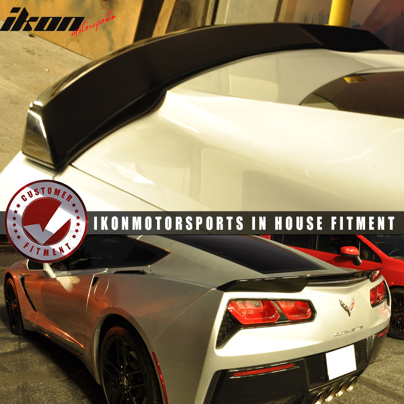 2014-2019 Chevy Corvette C7 OE Painted Color Rear Trunk Spoiler ABS