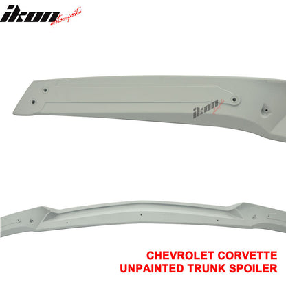 2014-2019 Chevy Corvette C7 OE Painted Color Rear Trunk Spoiler ABS