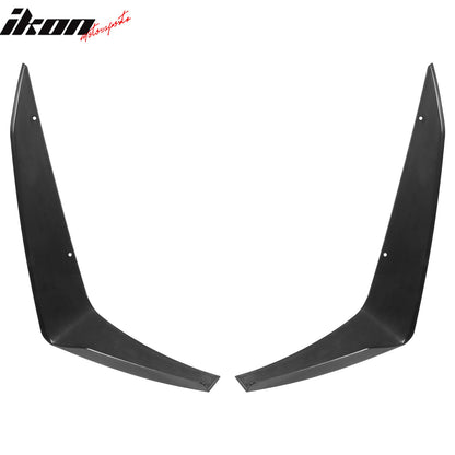 2014-2024 Chevrolet Camaro ZL1 Style Front Bumper Side Canards ABS 2PC
