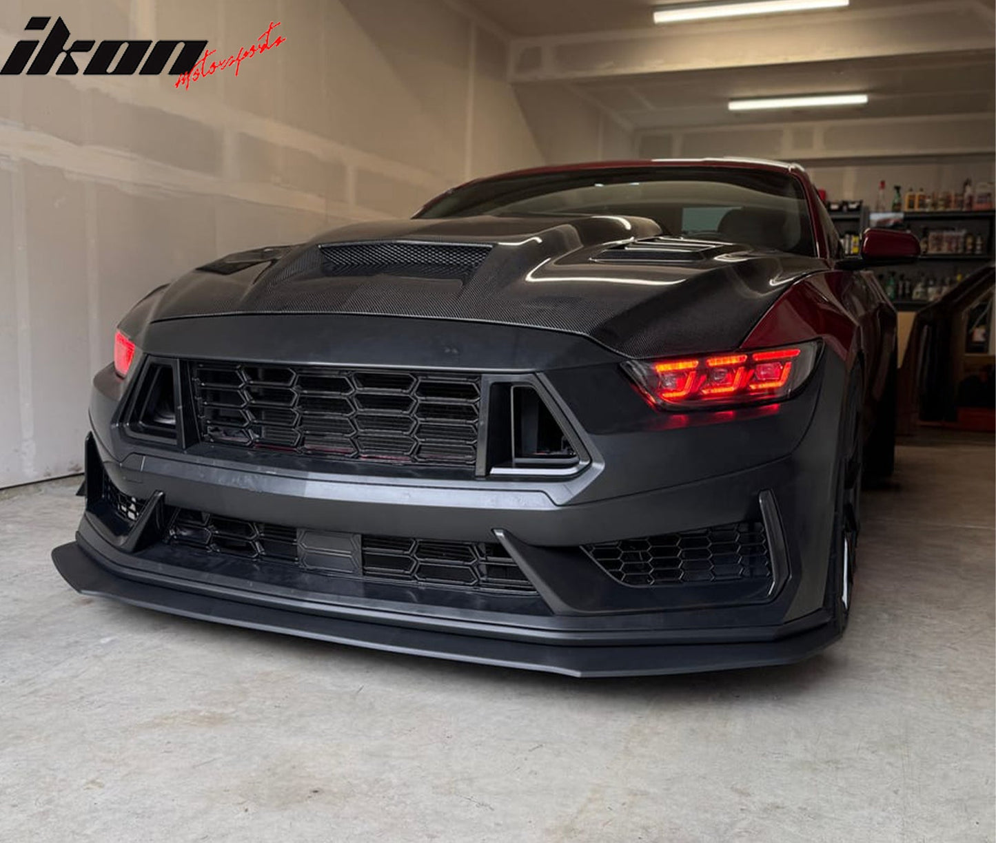 2015-2017 Ford Mustang Dark Horse Style Front Bumper Cover Headlight
