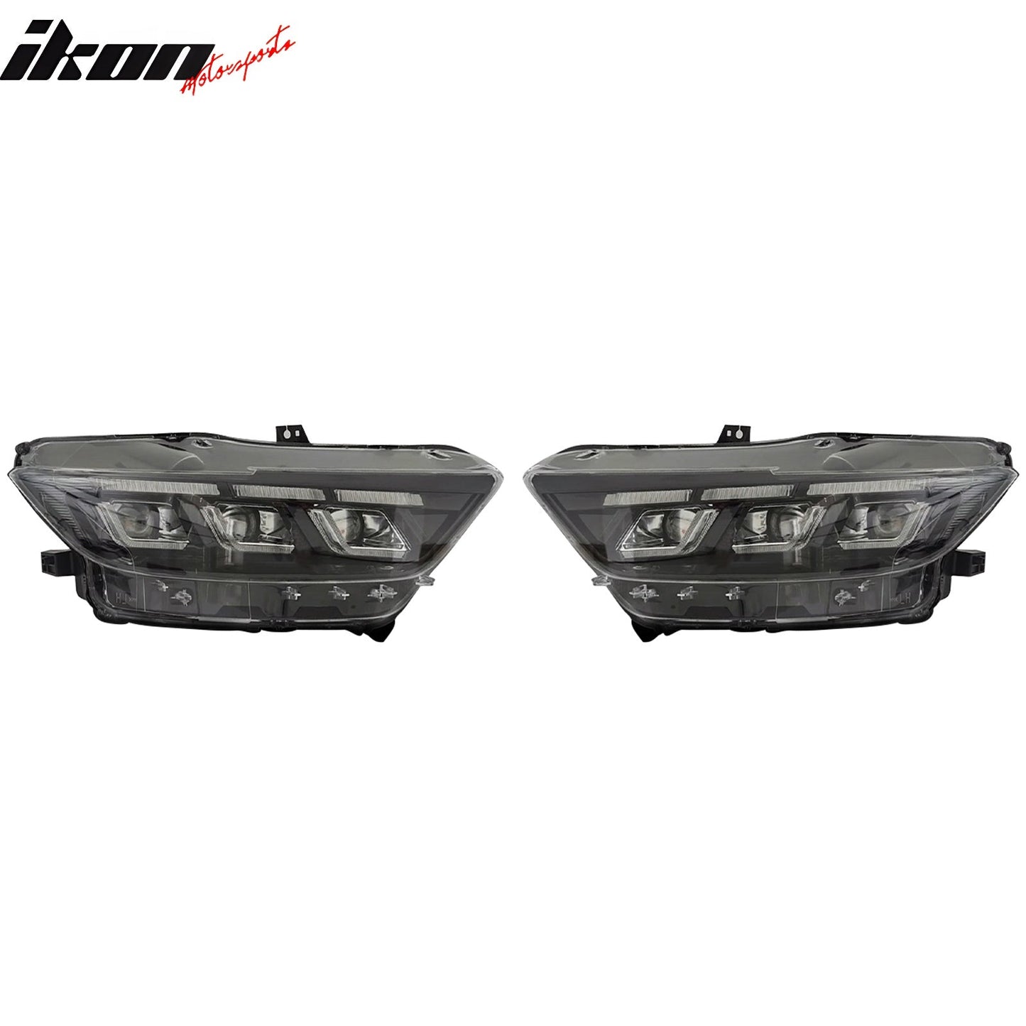 2015-2017 Ford Mustang Front Bumper Conversion W/ Headlights Grille PP
