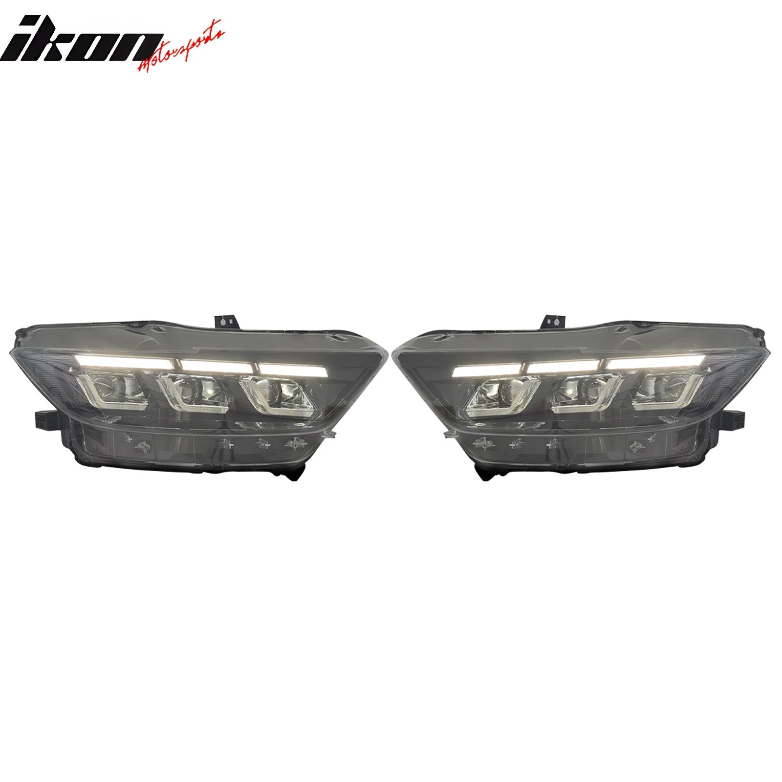 2015-2017 Ford Mustang Front Bumper Conversion W/ Headlights Grille PP