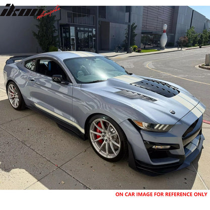 2015-2017 Ford Mustang V6/GT/GT350 GT500KR Style Front Hood Aluminum