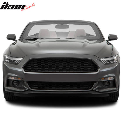 2015-2017 Ford Mustang V6 GT OEM Style Front Bumper Lip Spoiler PU