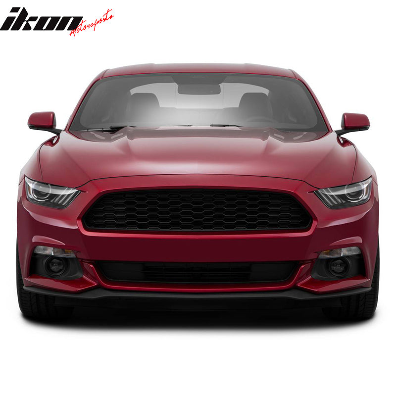 2015-2017 Ford Mustang V6 GT OEM Style Front Bumper Lip Spoiler PU