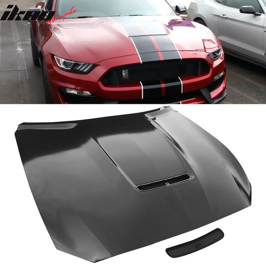 2015-2017 Ford Mustang 2Dr Hood GT350 Style Car Hood Aluminum