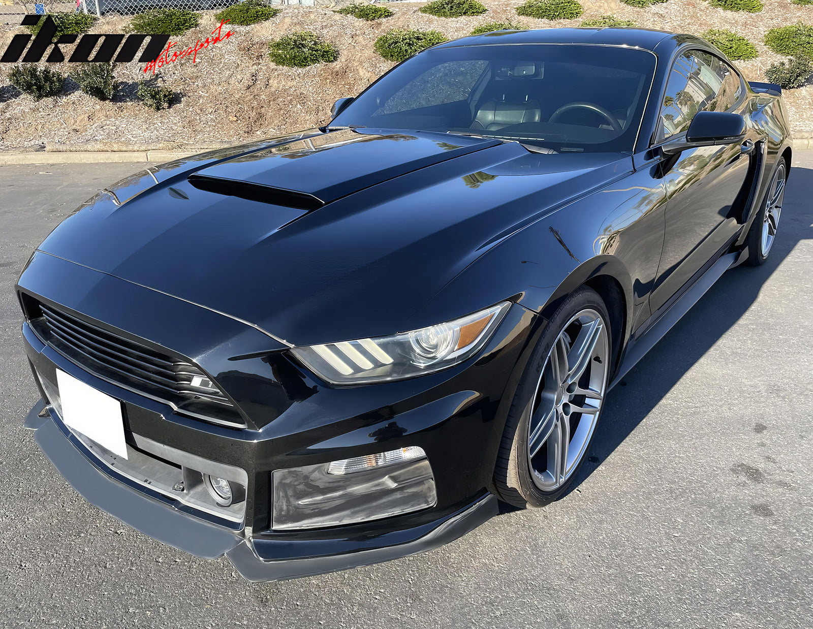 2015-2017 Ford Mustang Single GT Style Hood Scoop ABS
