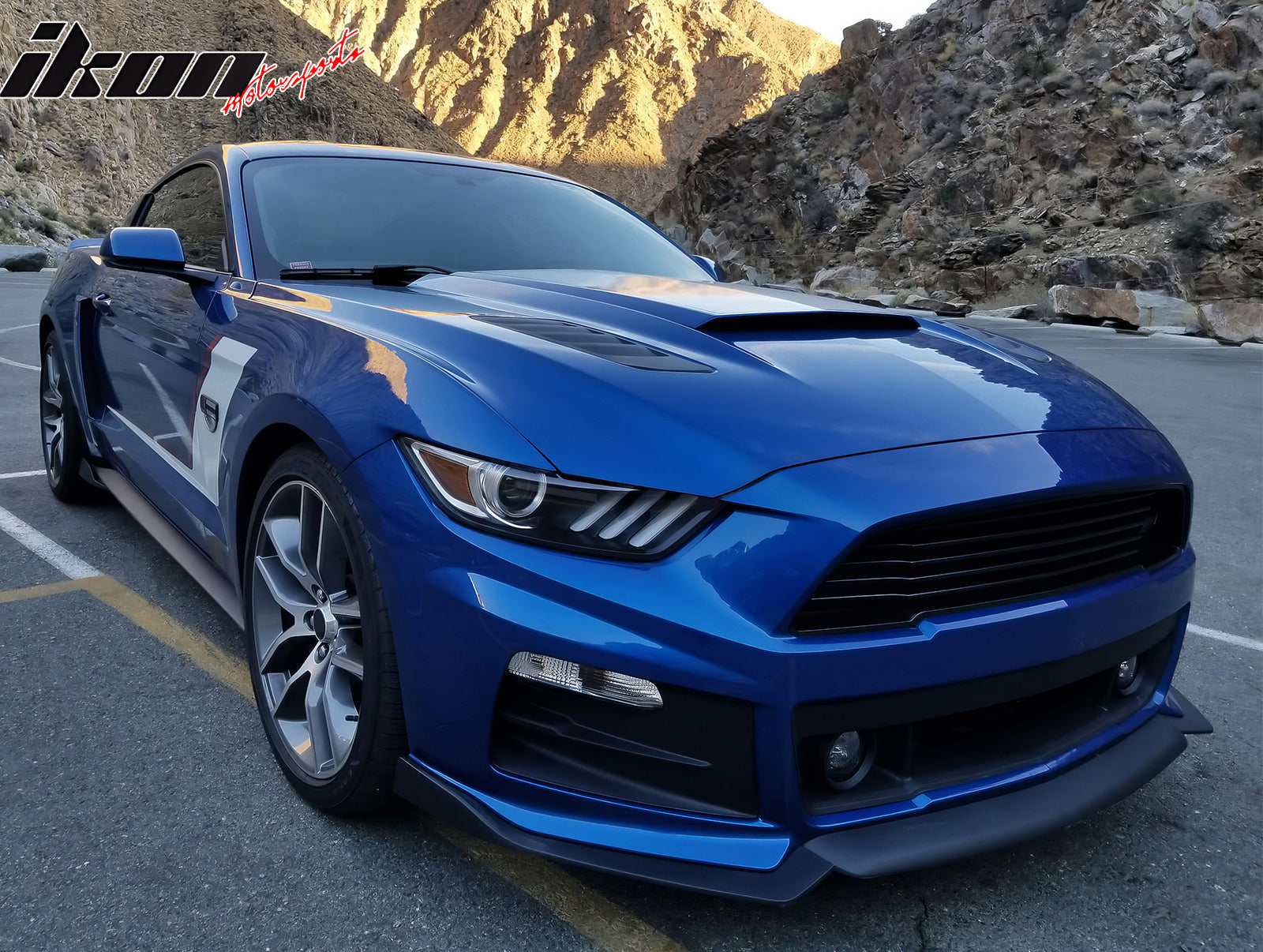 2015-2017 Ford Mustang Single GT Style Hood Scoop ABS