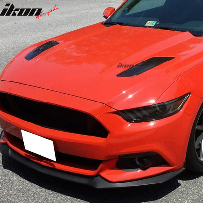 2015-2017 Ford Mustang GT OE Style Black Front Hood Vent PP