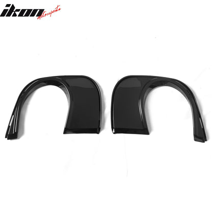 2015-2017 Ford Mustang Competition Rear Diffuser Bumper Gloss Black PP