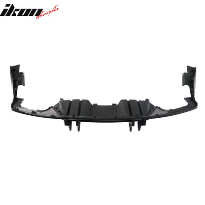 2015-2017 Ford Mustang Speed Style Rear Diffuser Bumper Gloss Black PP