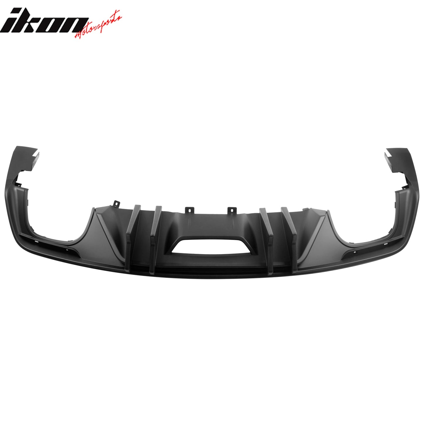 2015-2017 Ford Mustang Speed Style Rear Diffuser Bumper Matte Black PP