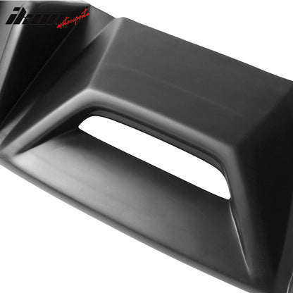 2015-2017 Ford Mustang Rear Diffuser Bumper Lip HN Style Matte Black PP