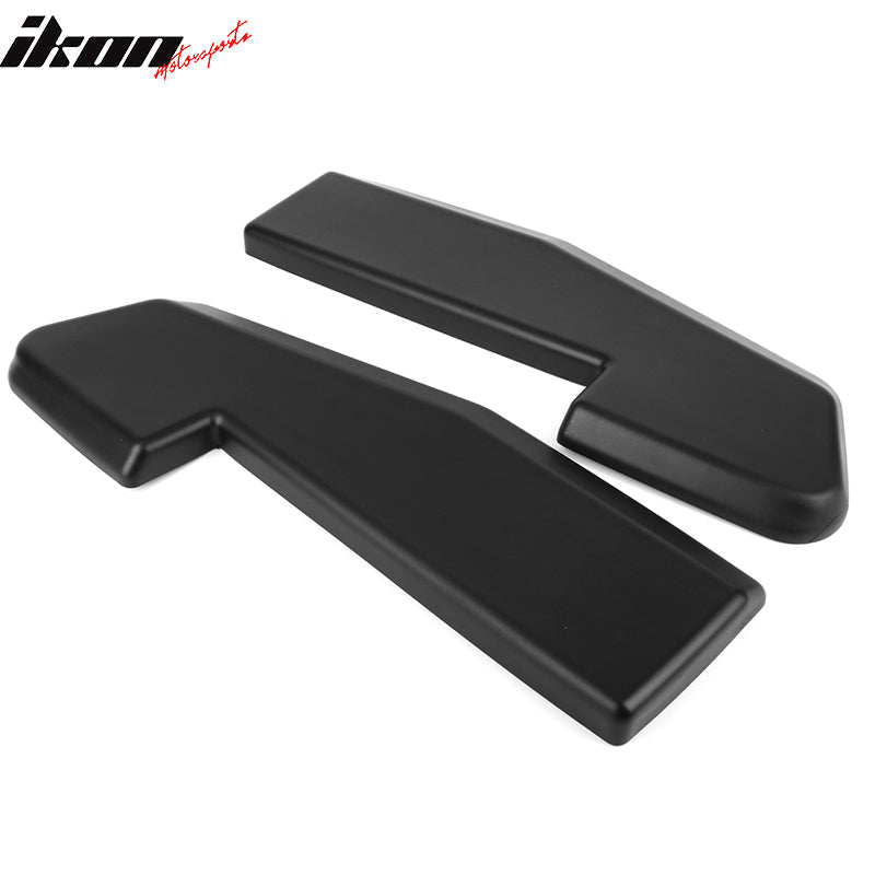 2015-2017 Ford Mustang V1 Matte Black Rear Bumper Lip W/8 Screws PP