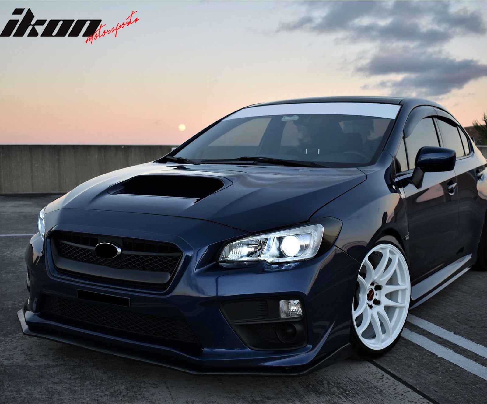 2015-2017 Subaru WRX Gloss Black OE Style Front Bumper Grille ABS