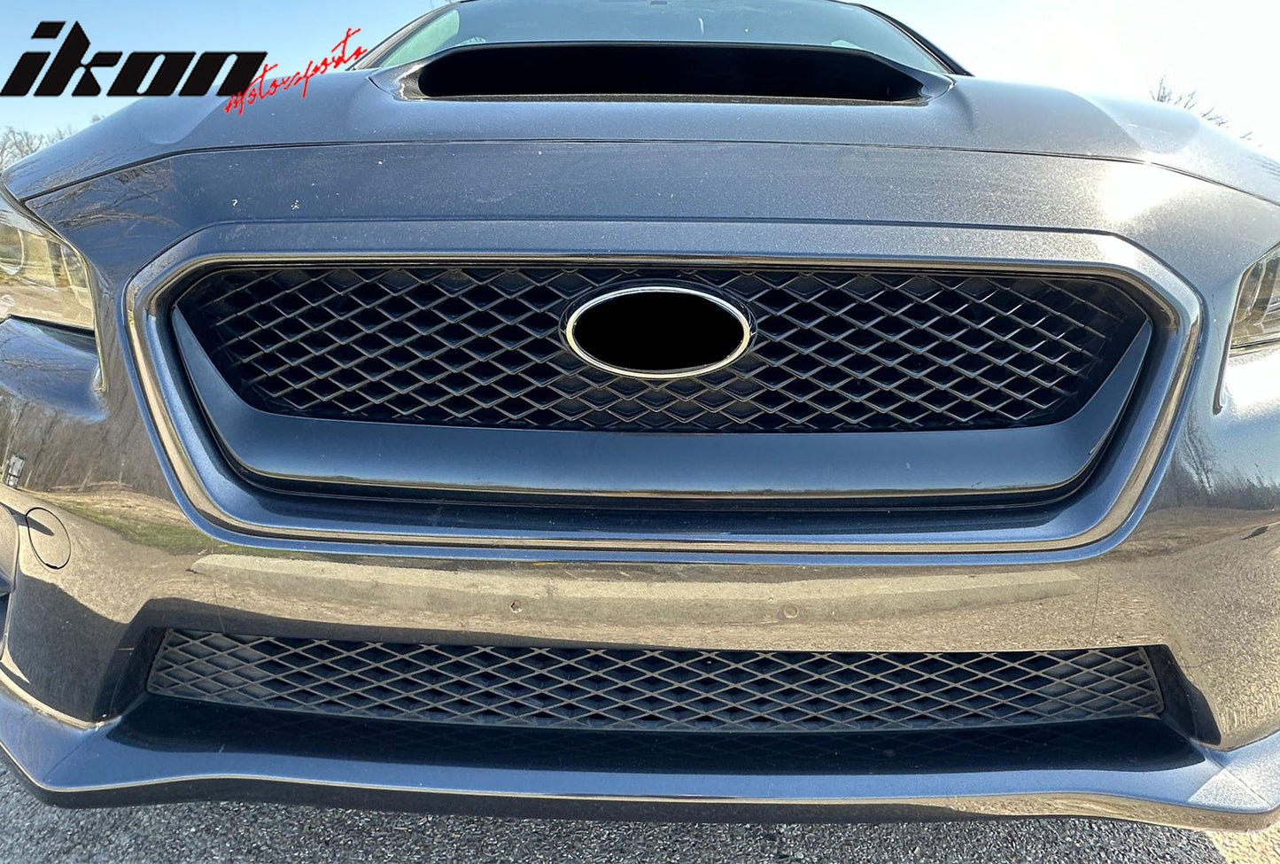 2015-2017 Subaru WRX STI OE Style Black Front Bumper Lower Grille ABS