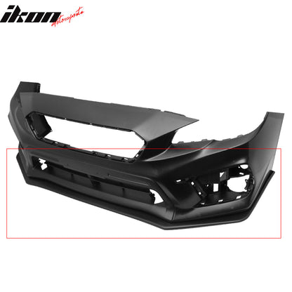 2015-2021 Subaru WRX STI V-Limited Style Unpainted Front Bumper Lip PP