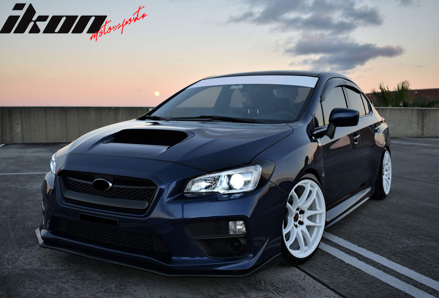 2015-2021 Subaru WRX STI V-Limited Style Unpainted Front Bumper Lip PP