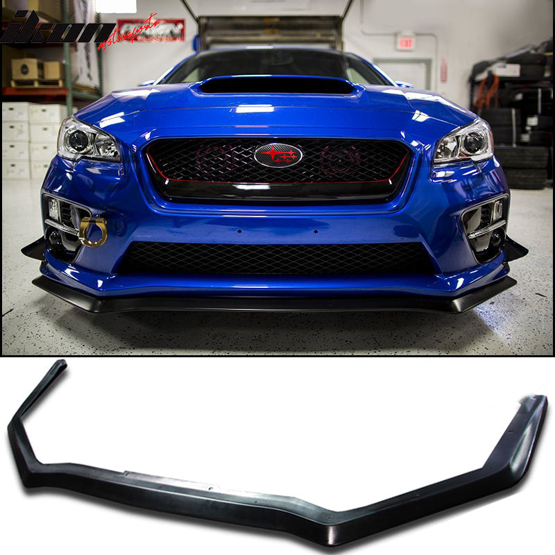 2015-2021 Subaru WRX STI 4Dr Sedan HD Front Lip Splitter Spoiler PU