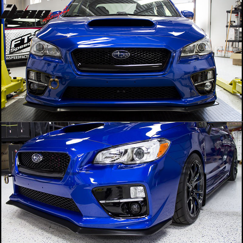 2015-2021 Subaru WRX STI 4Dr Sedan HD Front Lip Splitter Spoiler PU