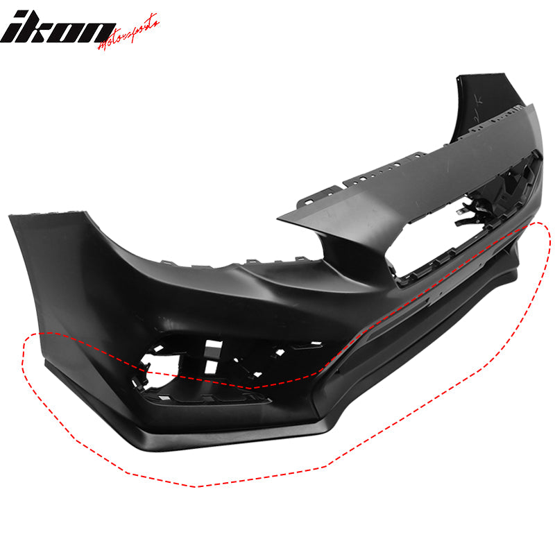 2015-2021 Subaru WRX STI 4Dr Sedan HD Front Lip Splitter Spoiler PU