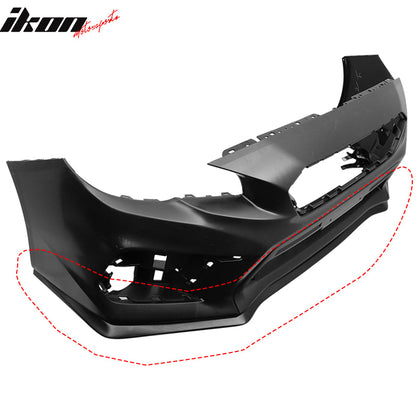 2015-2021 Subaru WRX STI 4Dr Sedan HD Front Lip Splitter Spoiler PU