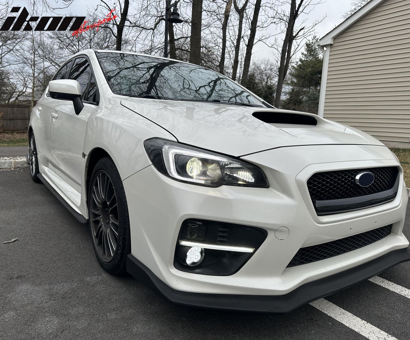 2015-2017 Subaru WRX Gloss Black JDM Style Front Bumper Grille ABS
