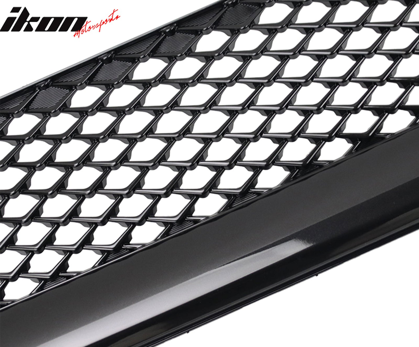 2015-2017 Subaru WRX Gloss Black JDM Style Front Bumper Grille ABS