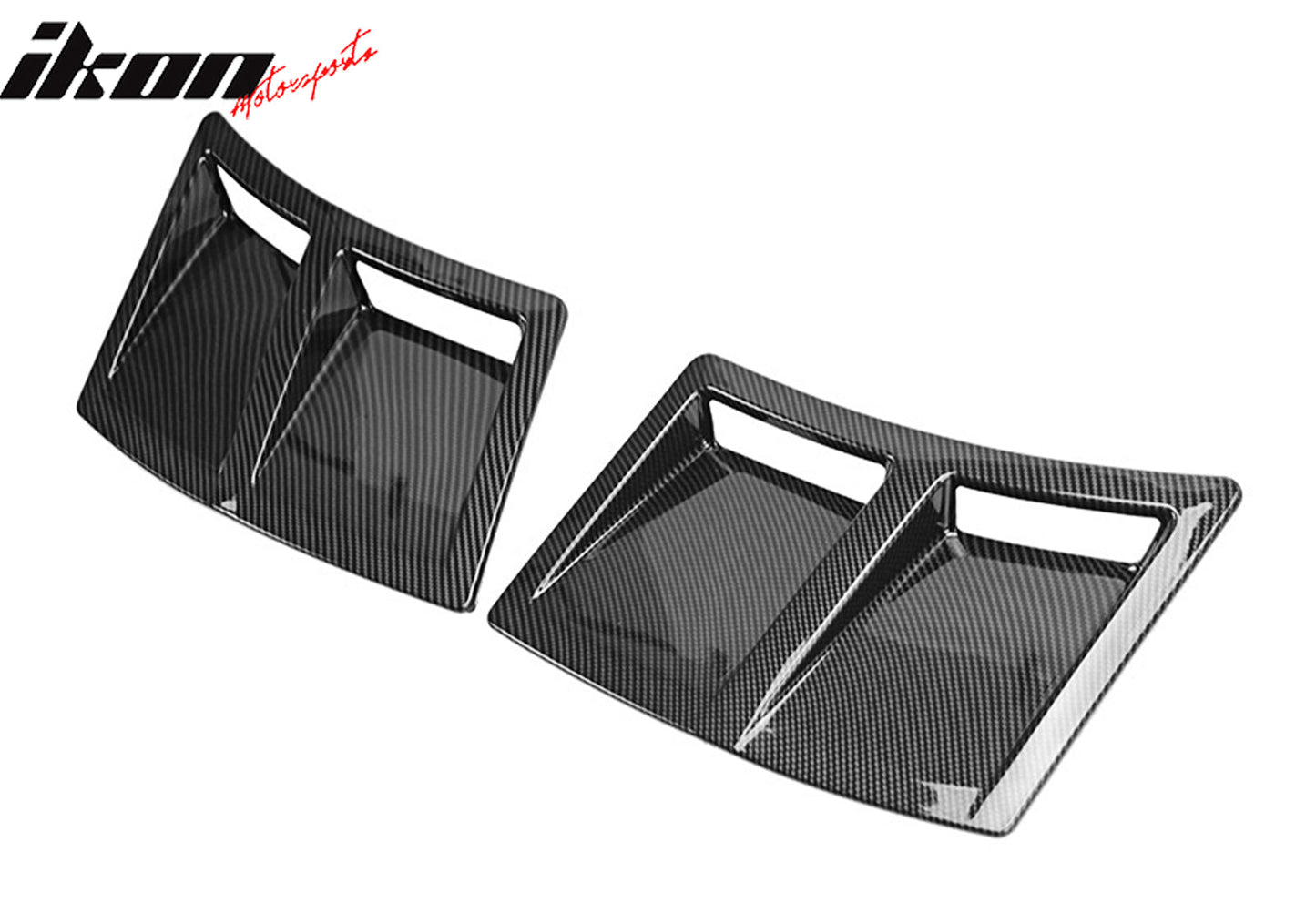 2015-2021 Subaru WRX STI Carbon Fiber Print Rear Bumper Air Vent ABS