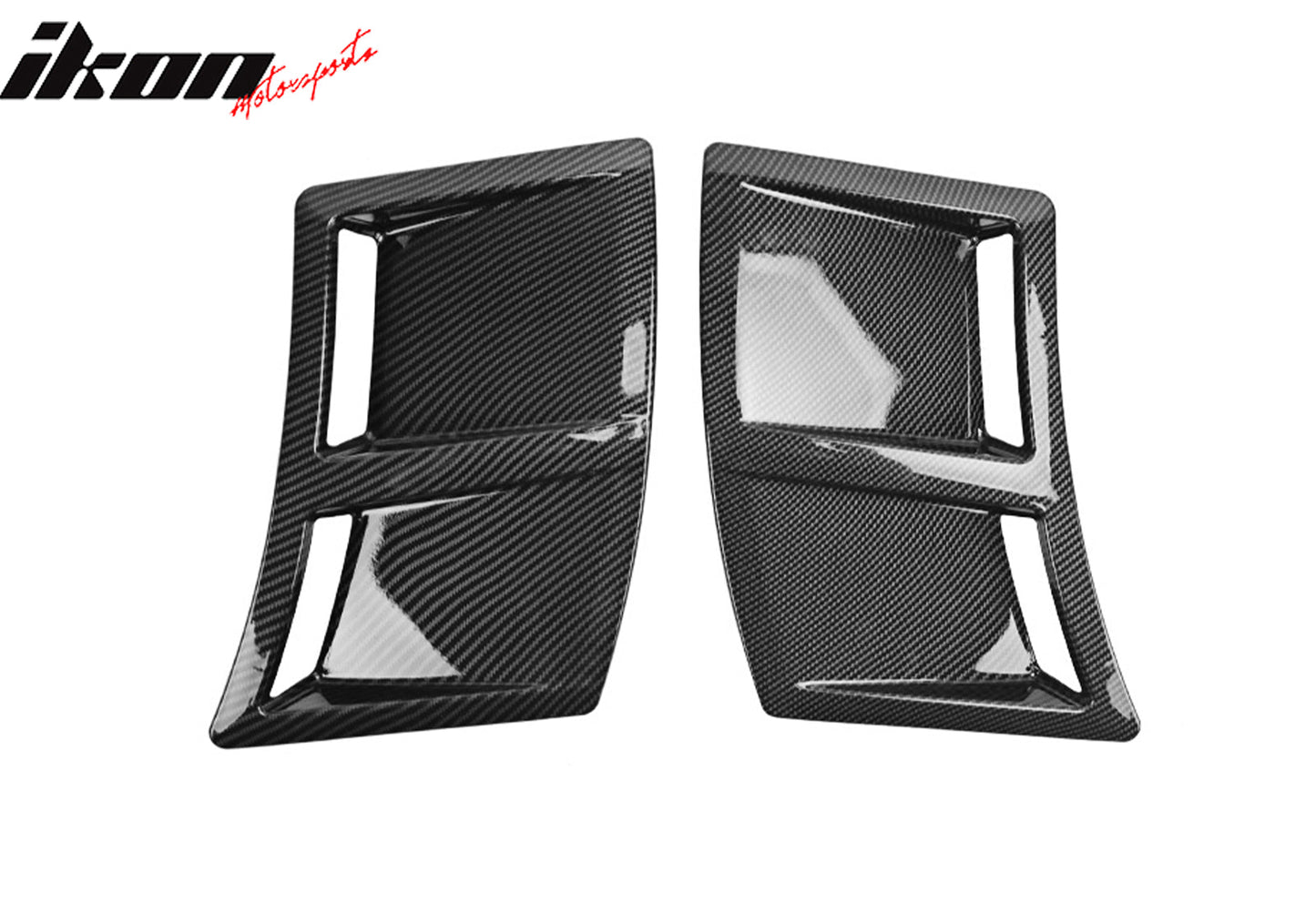 2015-2021 Subaru WRX STI Carbon Fiber Print Rear Bumper Air Vent ABS