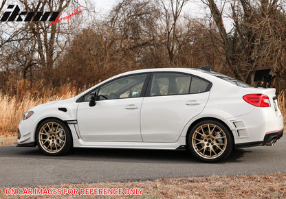 2015-2021 Subaru WRX STI Matte Black Rear Bumper Side Air Vent ABS