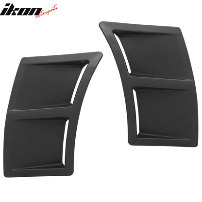 2015-2021 Subaru WRX STI Matte Black Rear Bumper Side Air Vent ABS