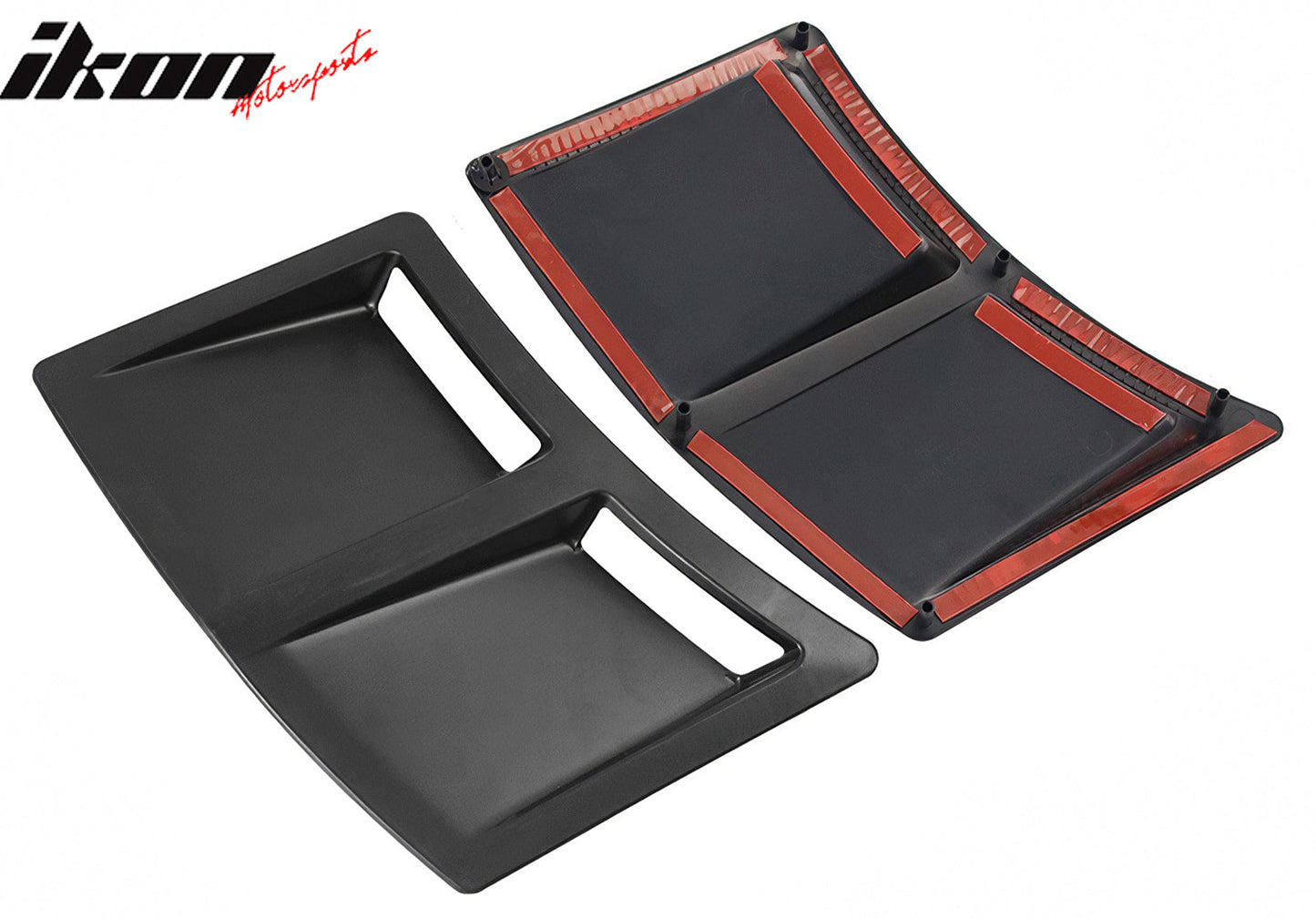 2015-2021 Subaru WRX STI Matte Black Rear Bumper Side Air Vent ABS