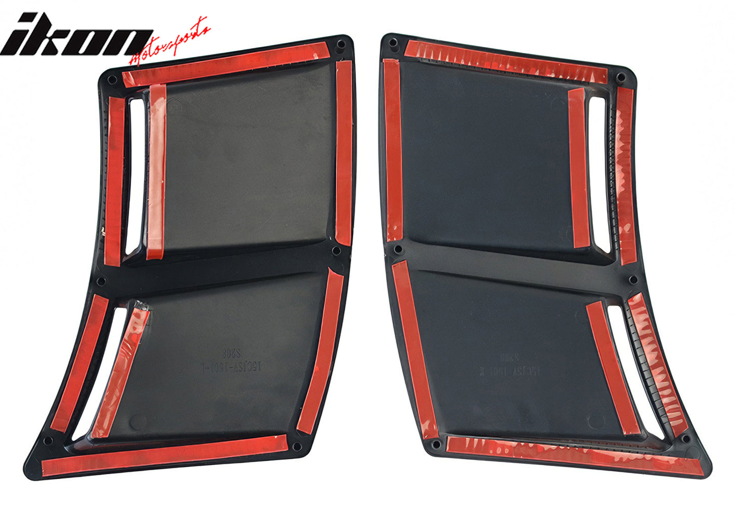 2015-2021 Subaru WRX STI Matte Black Rear Bumper Side Air Vent ABS