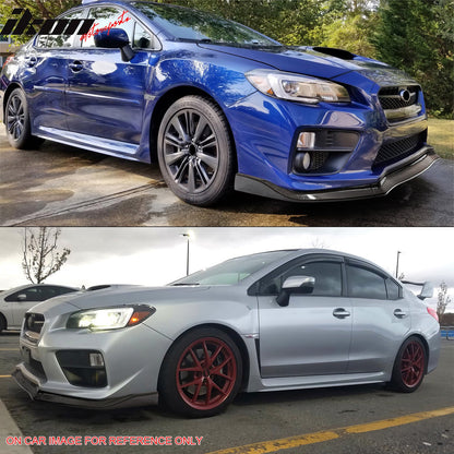 15-21 Subaru WRX STI CS Style Front Bumper Lip Carbon Fiber Print 3PC