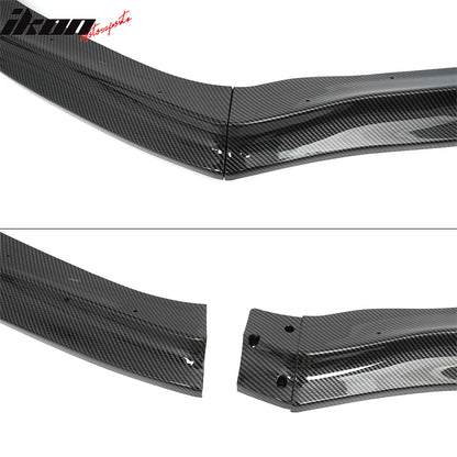 15-21 Subaru WRX STI CS Style Front Bumper Lip Carbon Fiber Print 3PC
