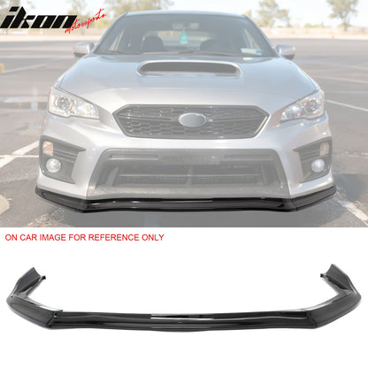 2015-2021 Subaru WRX/WRX STI CS Style Front Bumper Lip Gloss Black 3PC