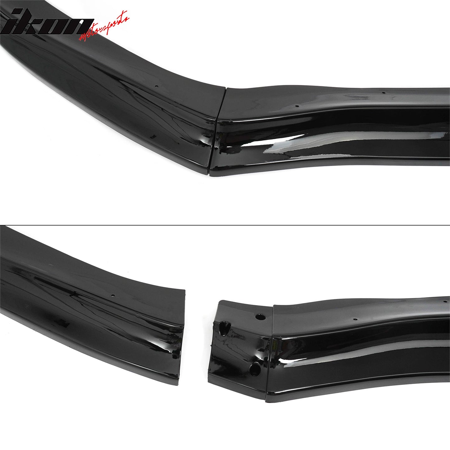 2015-2021 Subaru WRX/WRX STI CS Style Front Bumper Lip Gloss Black 3PC