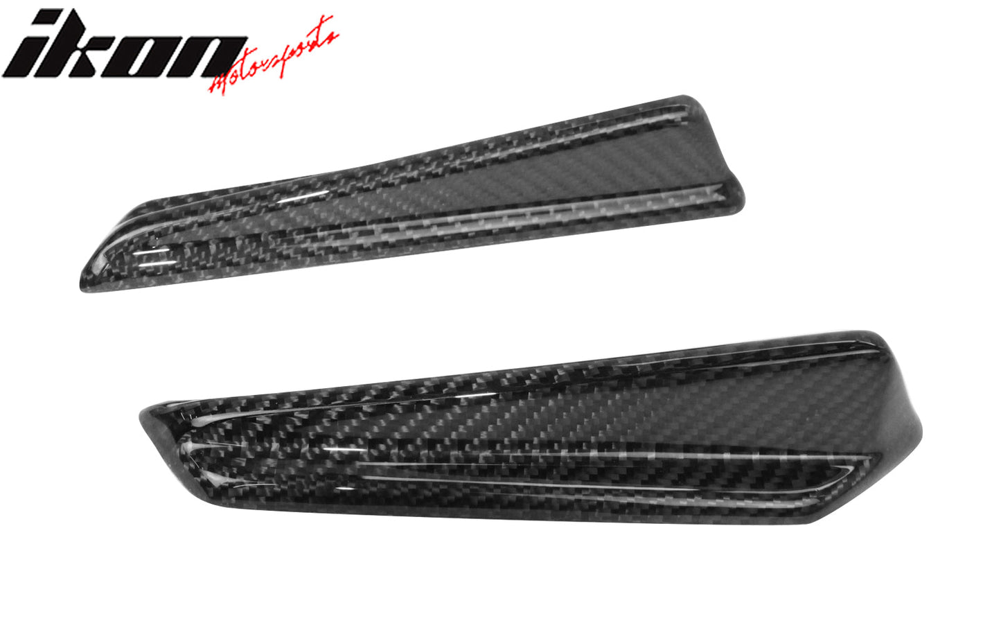 2015-2021 Subaru WRX STI Style Front Bumper Canards Carbon Fiber Vents