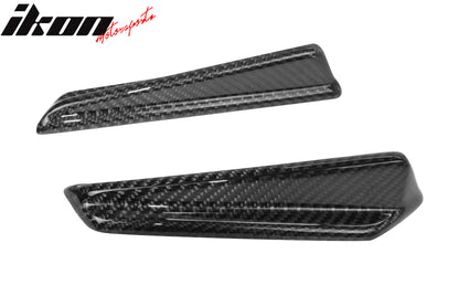 2015-2021 Subaru WRX STI Style Front Bumper Canards Carbon Fiber Vents