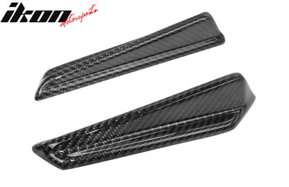 2015-2021 Subaru WRX STI Style Front Bumper Canards Carbon Fiber Vents