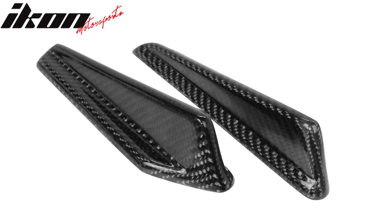 2015-2021 Subaru WRX STI Style Front Bumper Canards Carbon Fiber Vents
